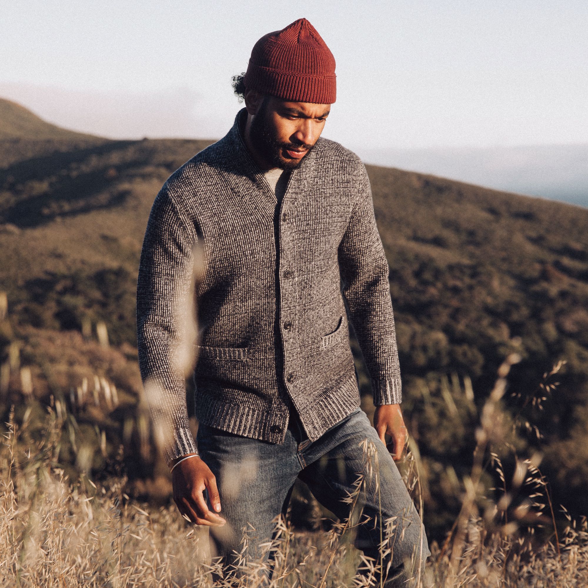 The Crawford Sweater In Blue Melange Taylor Stitch | lupon.gov.ph