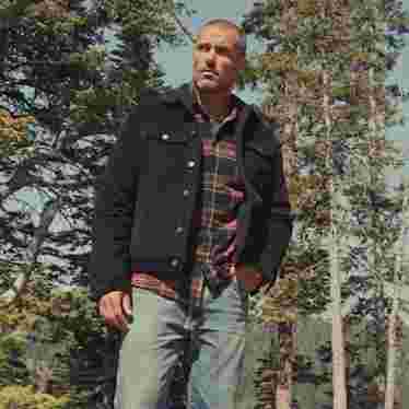 Fleece lined corduroy jacket best sale
